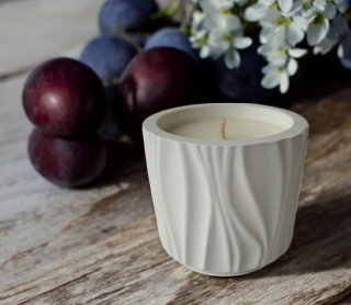 Svíčka - švestka 003